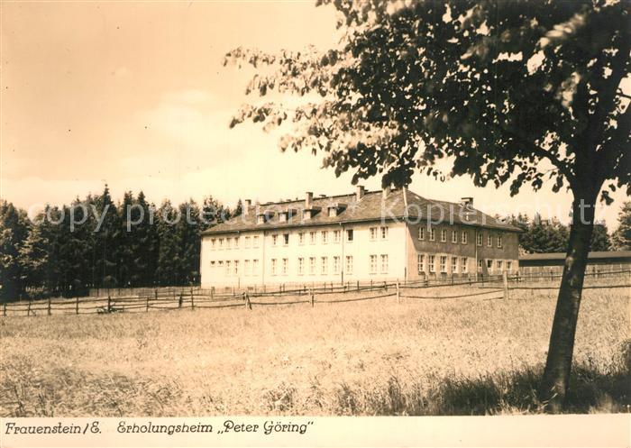 Frauenstein Sachsen Erholungsheim Peter Goering Handabzug