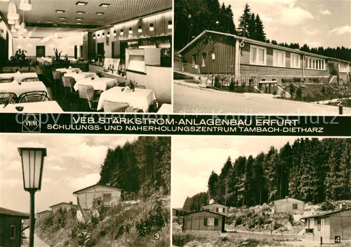 Tambach-Dietharz Schulungs- und Naherholungszentrum VEB Starkstrom Anlagenbau Er