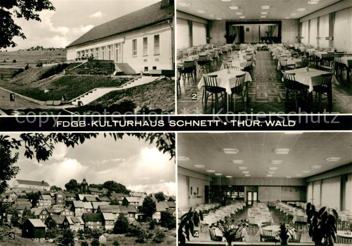 Schoenbrunn Schleusegrund FDGB Kulturhaus Schnett Thueringer Wald Kultursaal