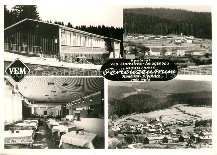 Tambach-Dietharz Ferienzentrum Kombinat VEB Starkstrom Anlagenbau Leipzig Halle