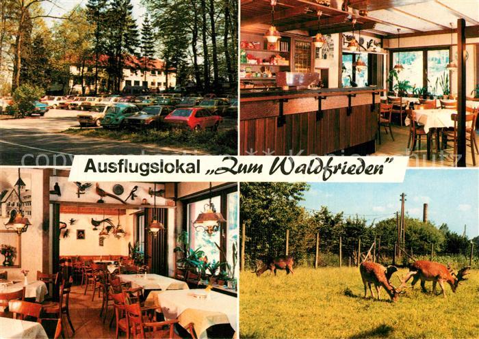 Havixbeck Ausflugslokal Zum Waldfrieden Restaurant Wildgehege