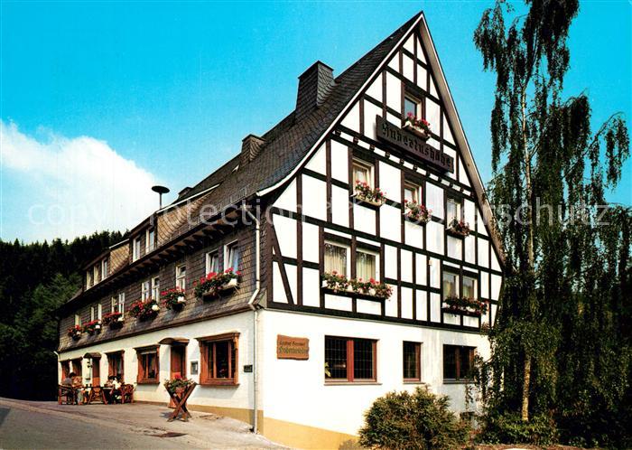 Latrop Sauerland Gasthof Pension Hubertushoehe Fachwerk