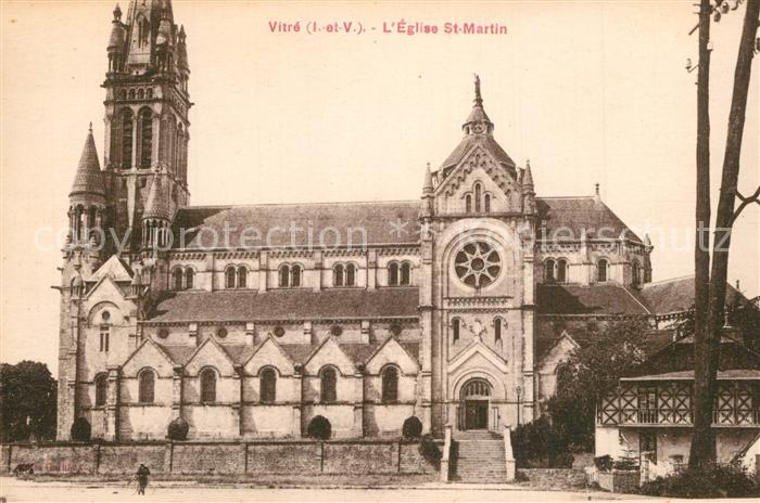 Vitre d Ille-et-Vilaine Eglise saint Martin