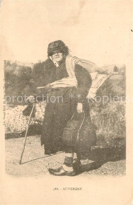 Auvergne Region Ureinwohnerin