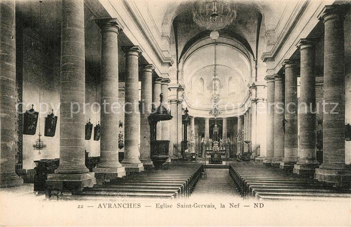 Avranches Eglise Saint-Gervais