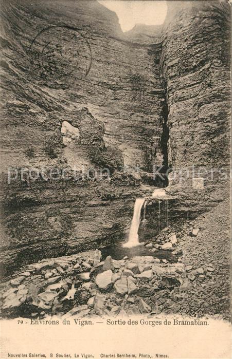 Vigan Gard Le Sortie des Gorges de Bramabiau