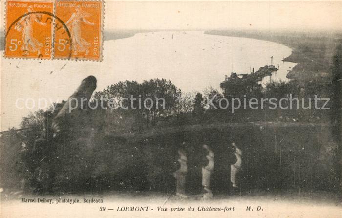 Lormont Vue prise du Chateau fort