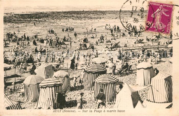 Ault Somme Sur la Plage a maree basse