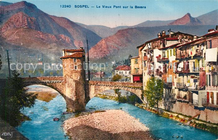 Sospel Le Vieux Pont sur la Bevera
