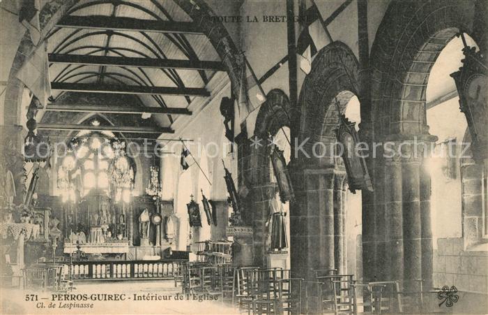 Perros-Guirec Interieur de l'Eglise