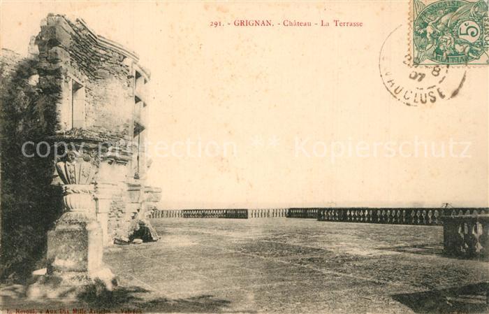 Grignan Chateau La Terrasse