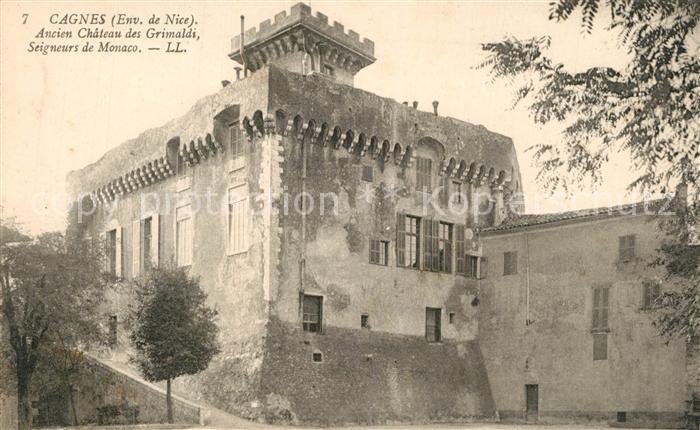 Cagnes-sur-Mer Ancien Chateau des Grimaldi Seigneurs d