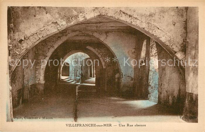 Villefranche-sur-Mer Une Rue obscure