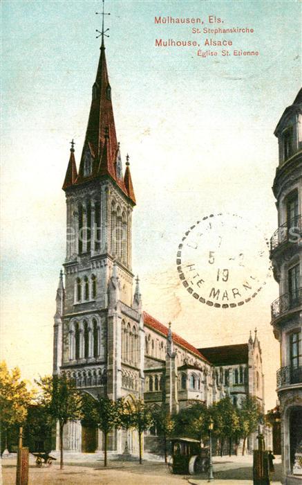 Muelhausen Elsass St Stephanskirche