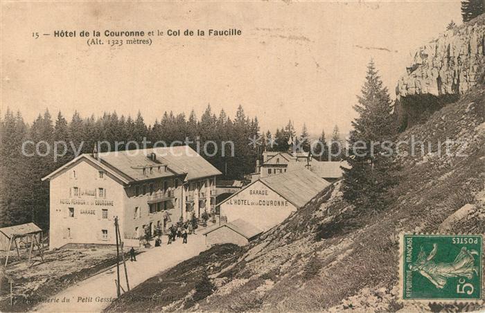 La Faucille Hotel de la Couronne et le Col de la Faucille