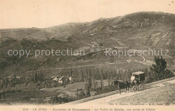 Cousance La Vallee de Gizia vue prise de Chatel