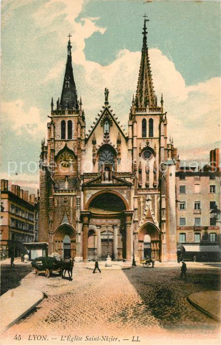 Lyon France Eglise Saint Nizier