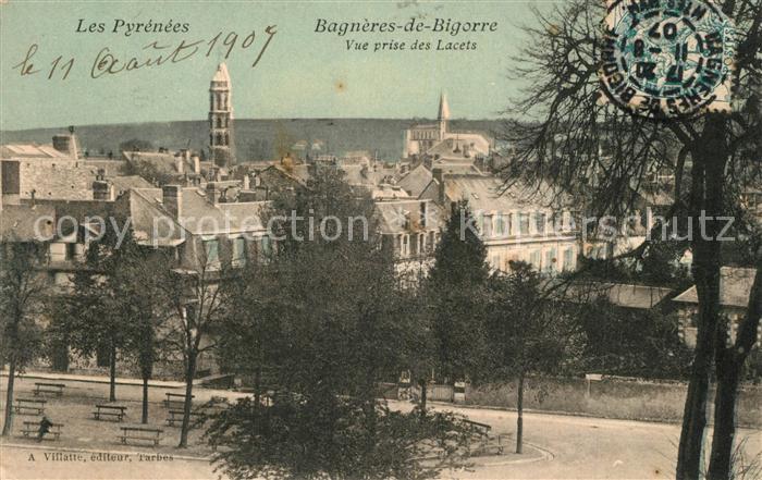 Bagneres-de-Bigorre Vue prise des Lacets