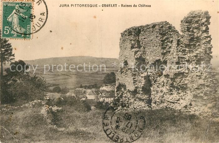 Orgelet Ruines du Chateau Jura