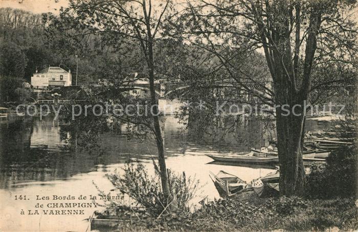 Champigny Marne Les Bords de la Marne a La Varenne