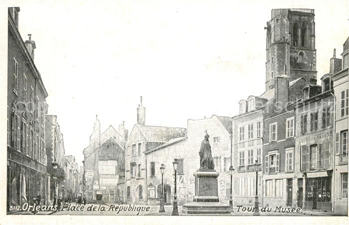 Orleans Loiret Place de la Republique Tour du Musee