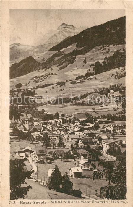 Megeve et le Mont Charvin