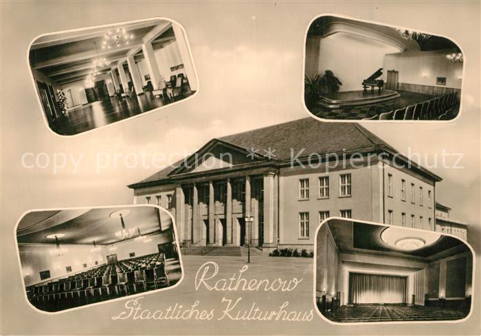 Rathenow Staatliches Kulturhaus Details