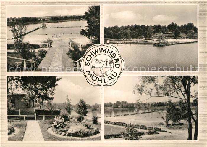 Moehlau Schwimmbad des VEB Mulde Nord