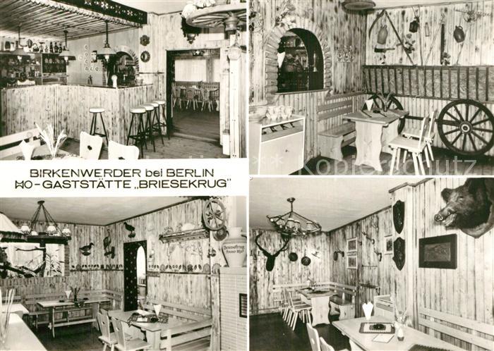 Birkenwerder HOG Briesekrug Gastraeume Bar