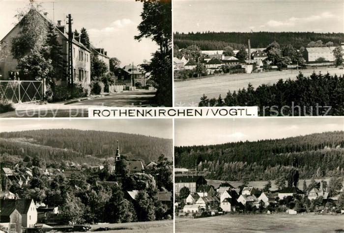 Rothenkirchen Vogtland Panorama Teilansichten