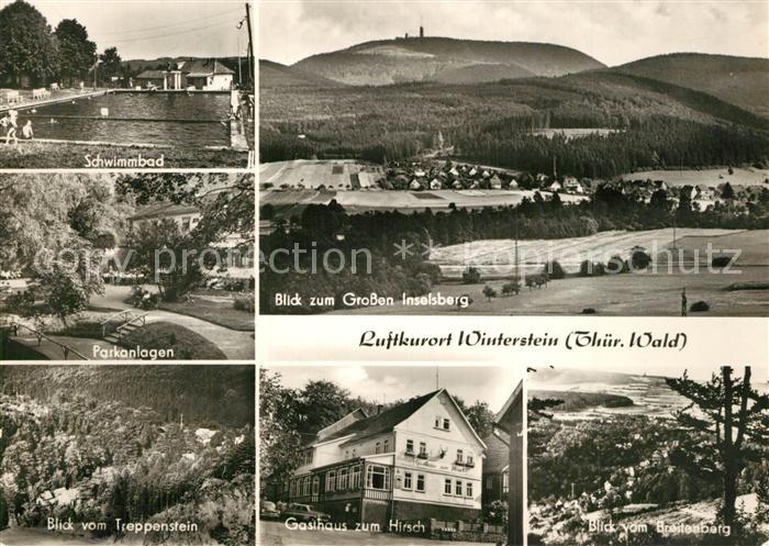 Winterstein Emsetal Schwimmbad Parkanlagen Treppenstein Grosser Inselsberg Gasth