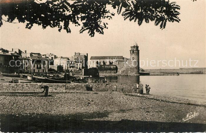 Collioure Une jolie vue Plage Chateau