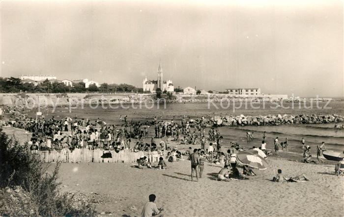 Sete Cette La plage et l'Eglise