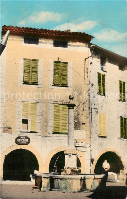 Le Broc Alpes-Maritimes Place de la Fontaine
