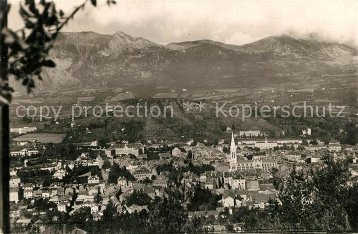 Gap Hautes-Alpes Vue Generale Massif de Charance