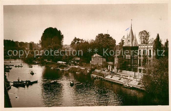 Joinville-le-Pont Ile Fanac et petit bras de la Marne