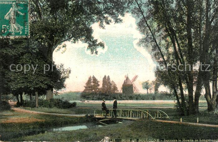 Bois de Boulogne Derrière le Moulin de Longchamp