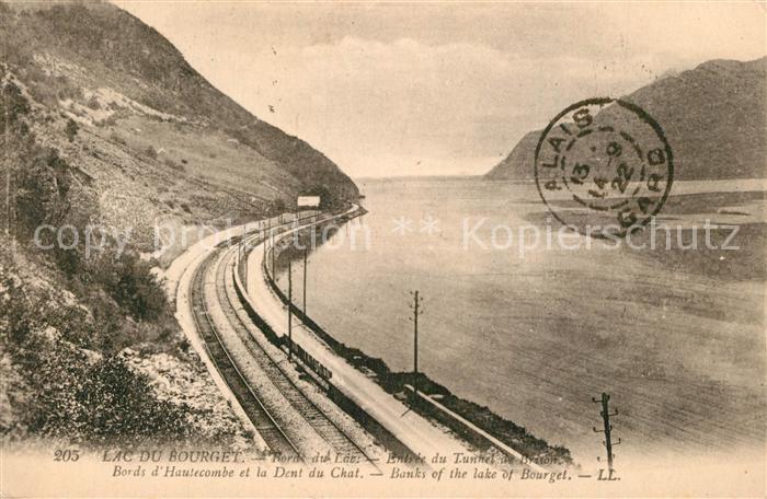 Aix-les-Bains Bord du Lac Entrée du Tunnel de Brison Chemin de fer