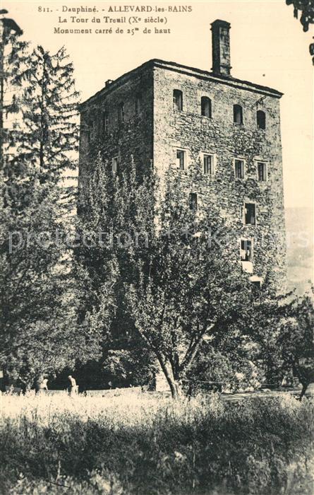 Allevard les Bains Isere Tour du Treuil Xe siècle Monument histo