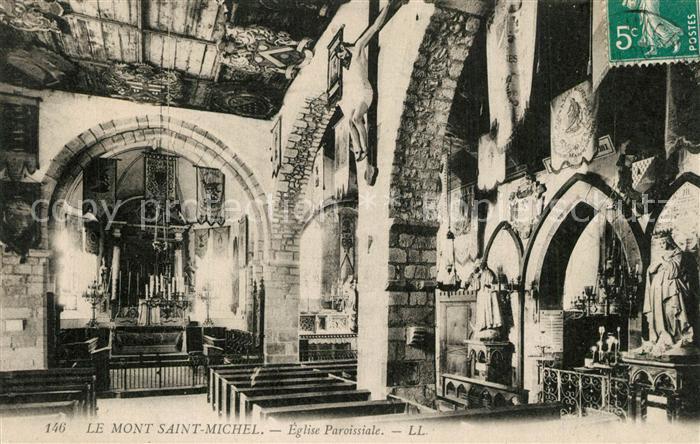 Le Mont-Saint-Michel Eglise Paroissiale Intérieur
