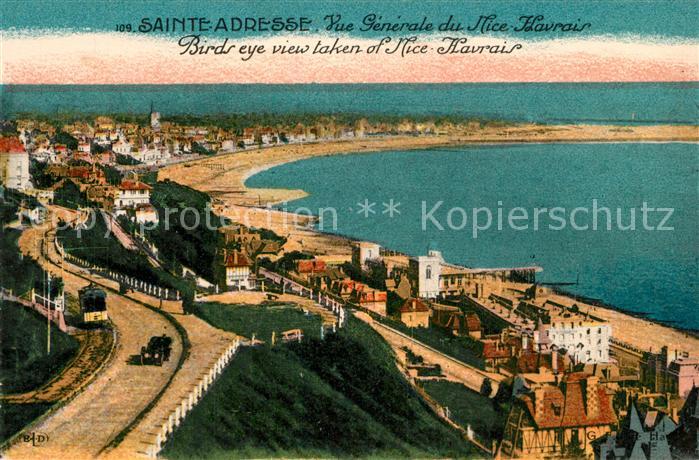 Sainte-Adresse Vue Generale du Nice Havrais