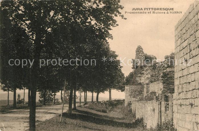 Nozeroy Promenade et ruines