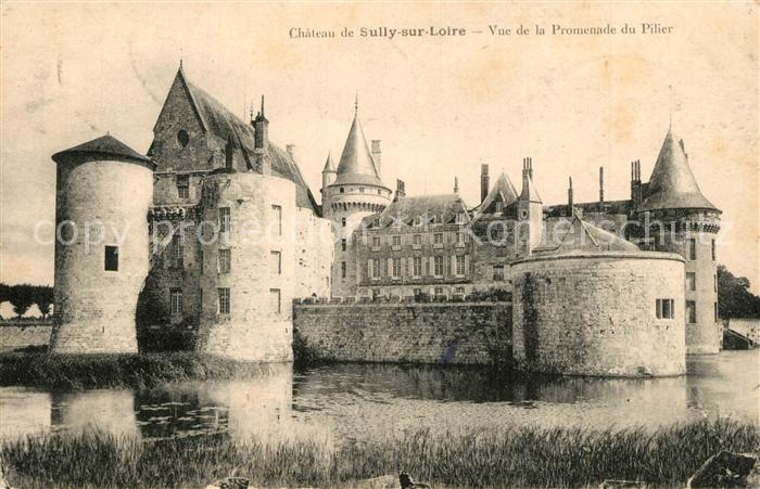 Sully-sur-Loire Vue de la Promenade du Pilier