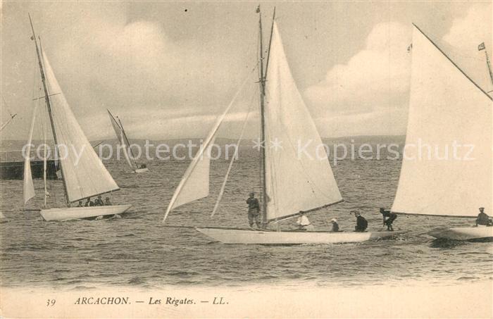 Arcachon Gironde Les Régates Voiliers