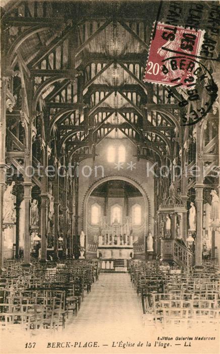 Berck-Plage Eglise de la Plage Intérieur