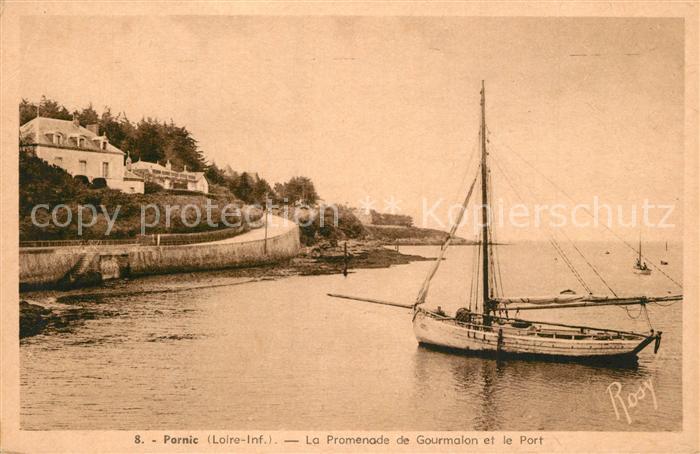 Pornic La Promenade de Gourmalon et le port vo