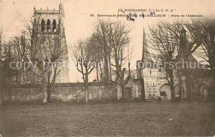 Le Bec-Hellouin Porte de l'Abbatiale