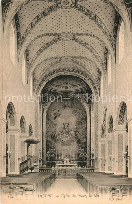 Dieppe 76 Eglise du Pollet la Nef