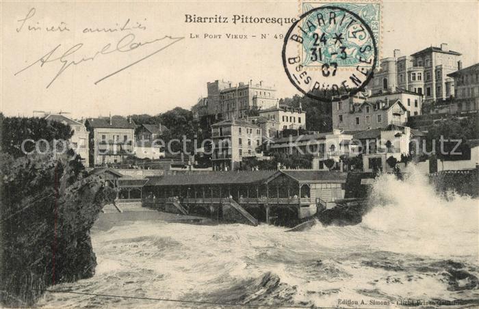 Biarritz Pyrenees Atlantiques Le Port vieux