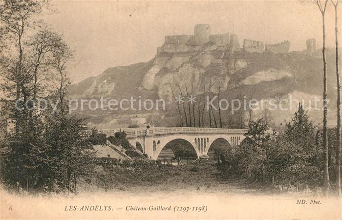 Les Andelys Chateau Gaillard Pont